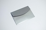 Конверт дизайнерский 130х180 мм Серебро металлик