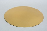 Подложка для торта d300 мм (1,5) золото/жемчуг