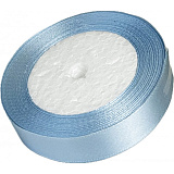 Лента атласная 2 см небесно-голубой 23 м на пене