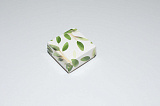 Коробка 60х60х30 Олива зеленая (белое дно)