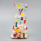 Пакет прозрачный подарочный "Подарки 13х27 см (арт.9670276)