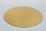 Подложка для торта d160 мм (1,5) золото/жемчуг