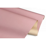 Пленка матовая DUOMAT пепельно-розовый/песочный (арт.78/24В) на втулке
