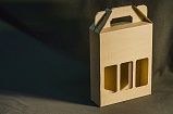 Коробка из гофрокартона для бутылок 270х210х70