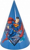Колпак Супермен, синий, 6 шт