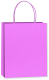Пакет подарочный 12х6х15 см Крафт, Ярко-сиреневый (арт.503960)