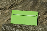 Цветной конверт 110х220 мм Зеленый