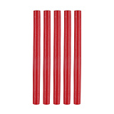 Набор восковых стержней для сургучной печати 0,7х9,8 см, Красный, 5 шт (арт.6232475)