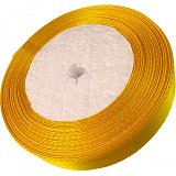 Лента атласная 2 см апельсиновая 23 м на пене