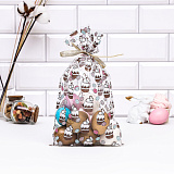 Пакет прозрачный подарочный "Куличи" 20х35 см (арт.10083698)