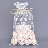 Пакет прозрачный подарочный "Сердца" 20х35 см (арт.9865876)