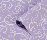 Пленка 65 мкм Любящее сердце 0,58х10м, сиреневый