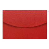 Конверт дизайнерский 130х180 мм Красный металлик